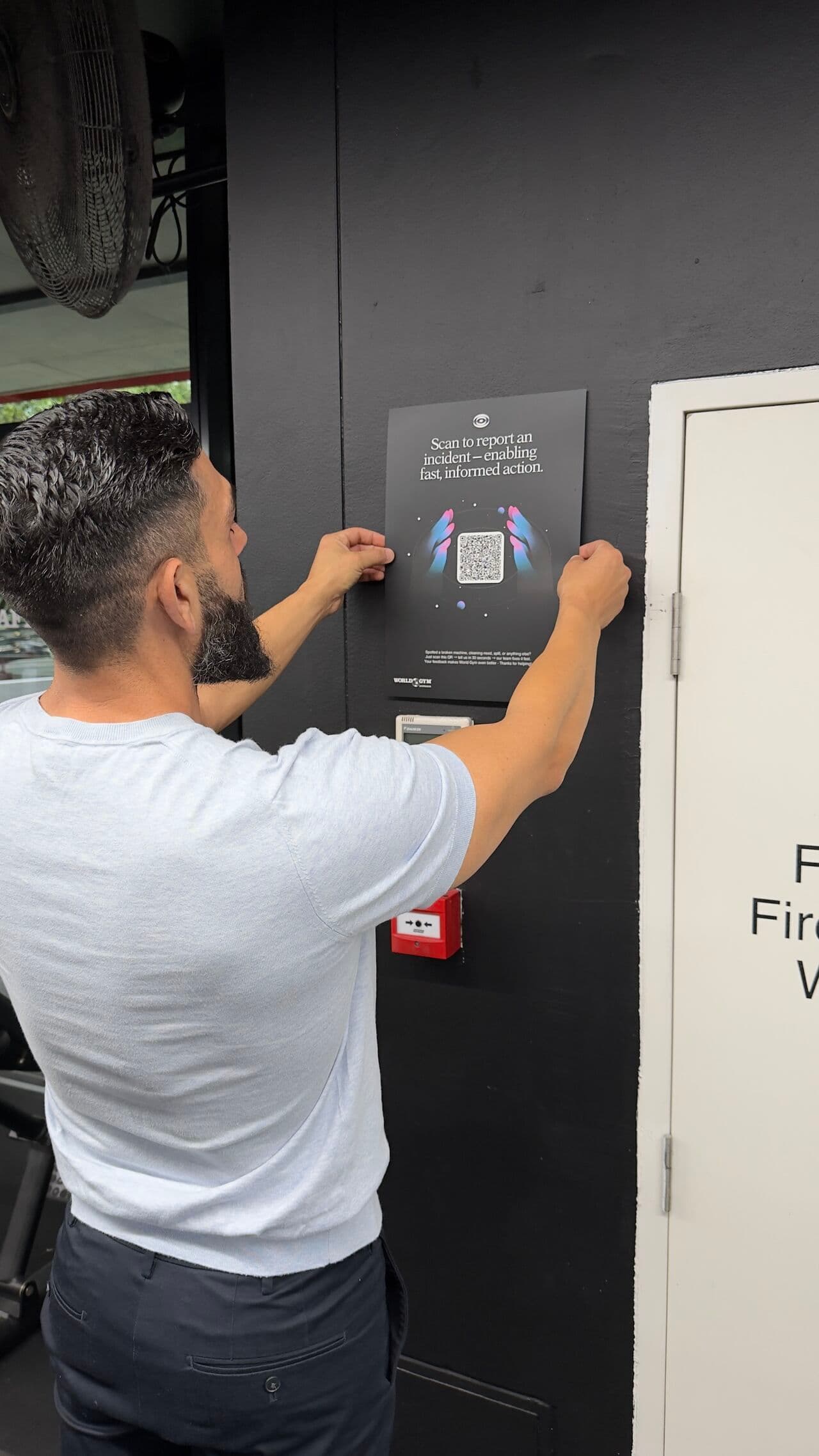 World Gym Macquarie Park — GuardSync in action