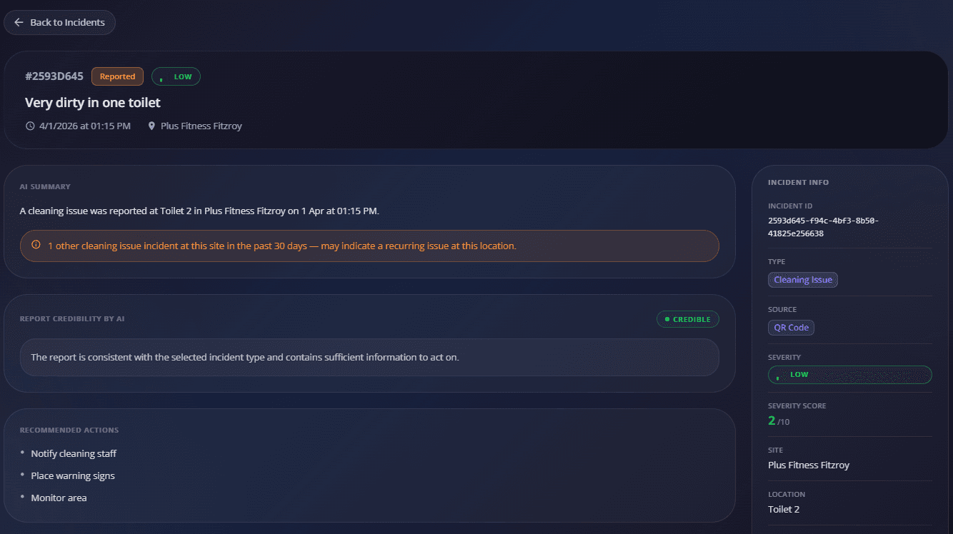 GuardSync AI summary — compliance and audit trail